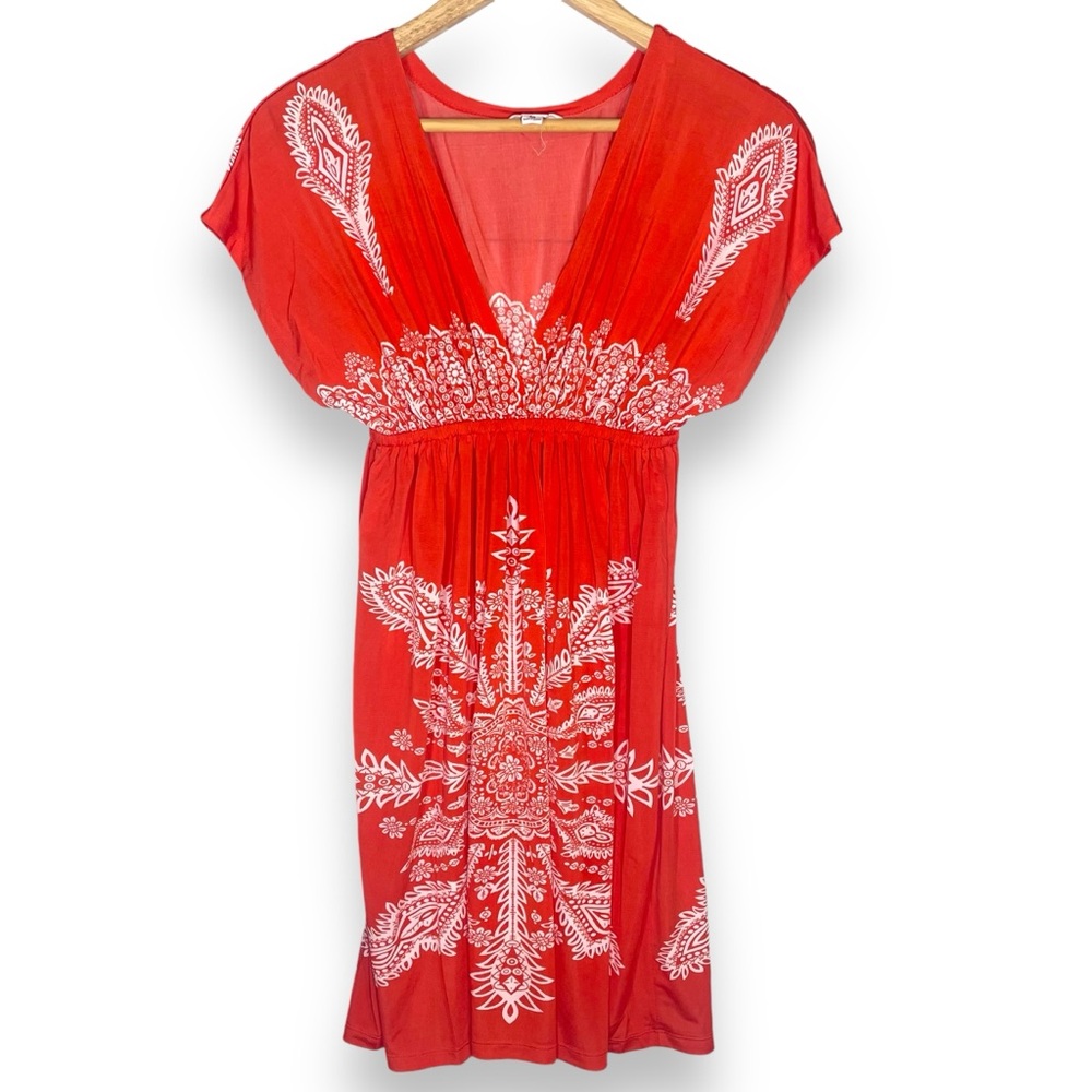 5th & Love Coral Res Swim coverup Dress